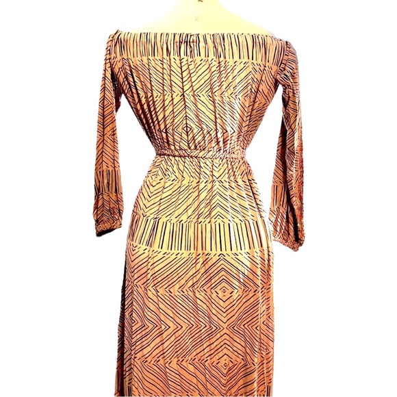 Rachel Pally Pattern Print Maxi Dress, Tan, Small - Picture 9 of 14